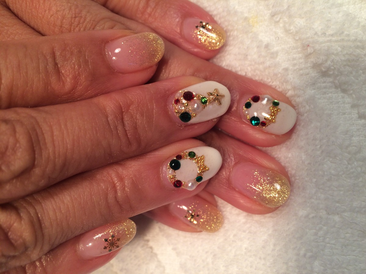 クリスマスネイル