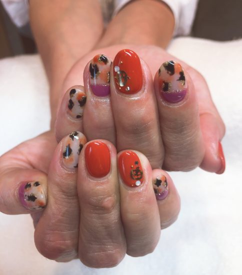 ハッピーハロウィンネイル🎃