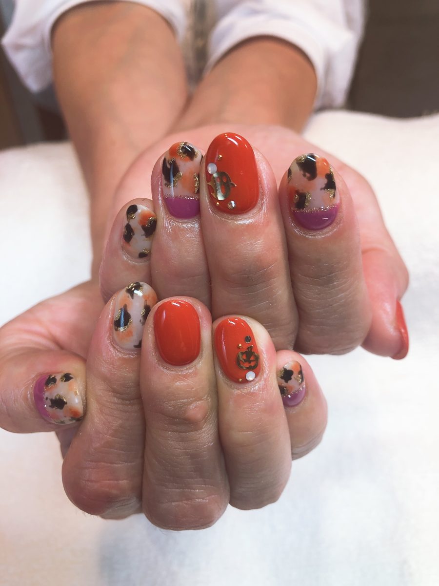 ハッピーハロウィンネイル🎃