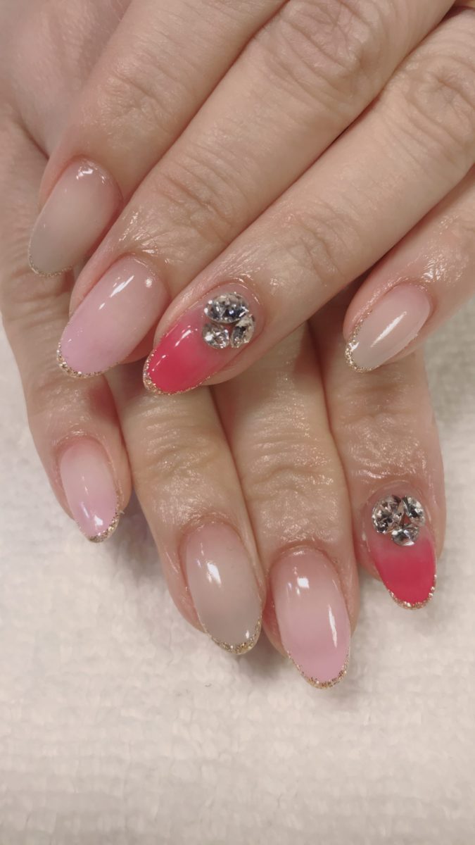 春グラデ💅